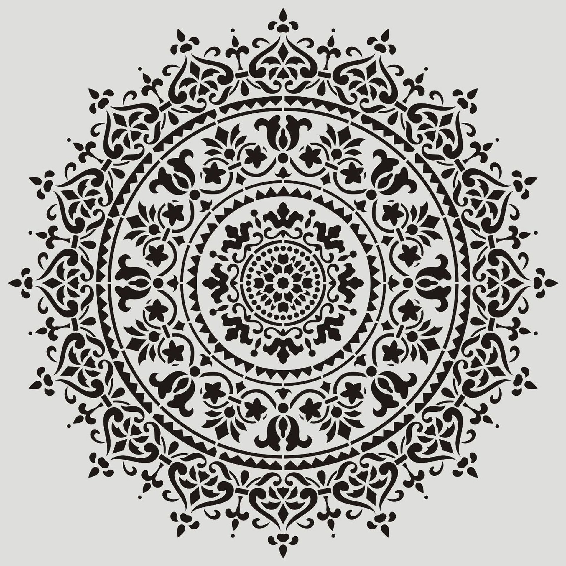 💥New Year Hot Sale💥- Prosperity Mandala Stencil