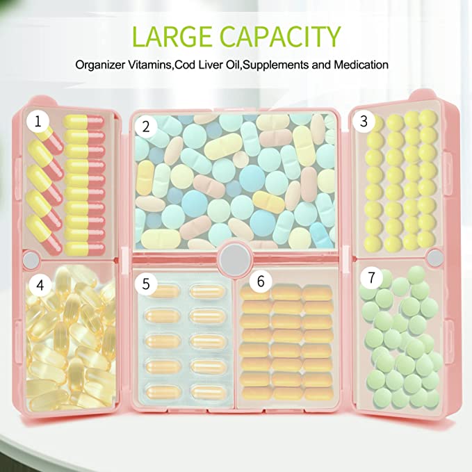 Portable Pill Case - Magnetic Design