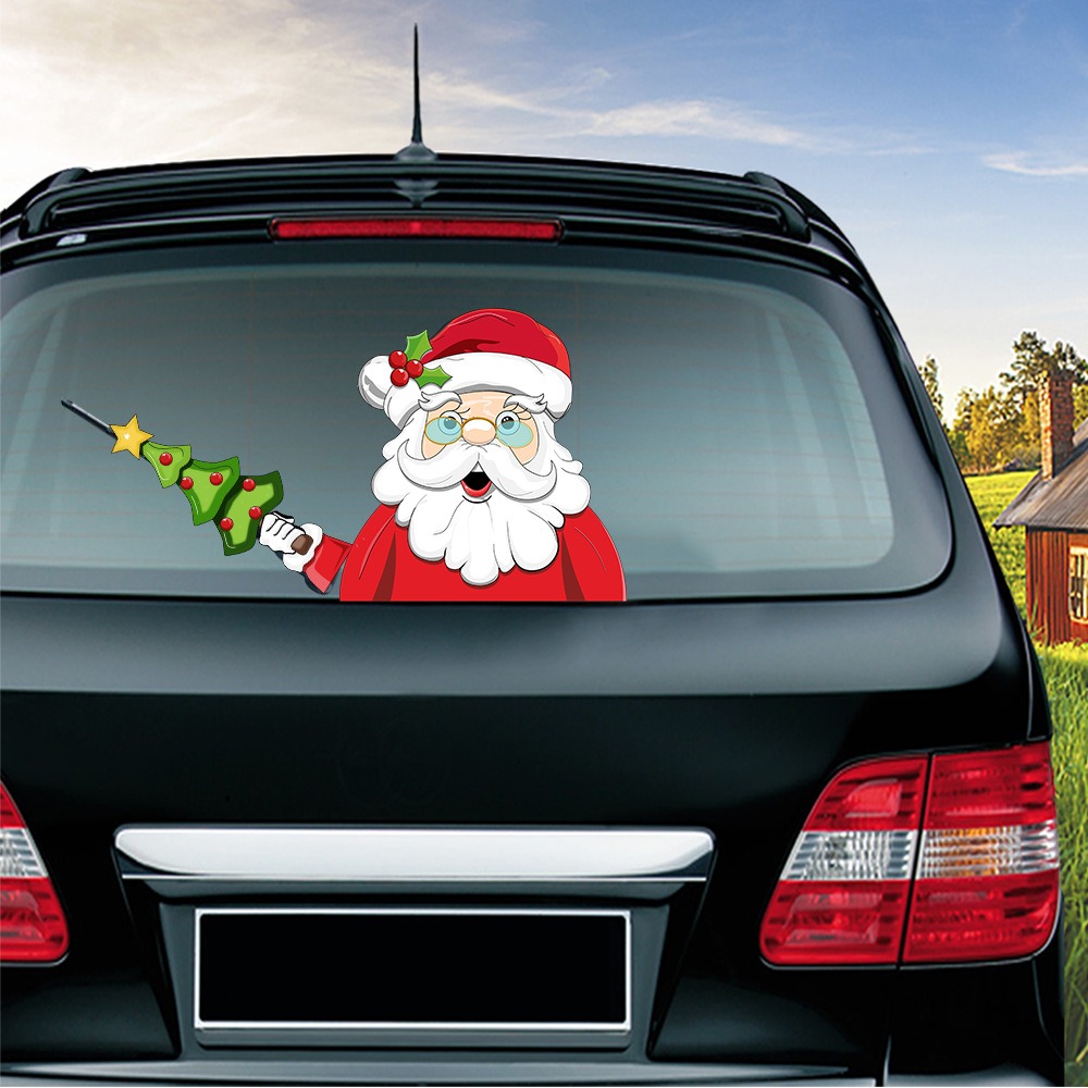 Car Wiper Christmas Decal Stickers