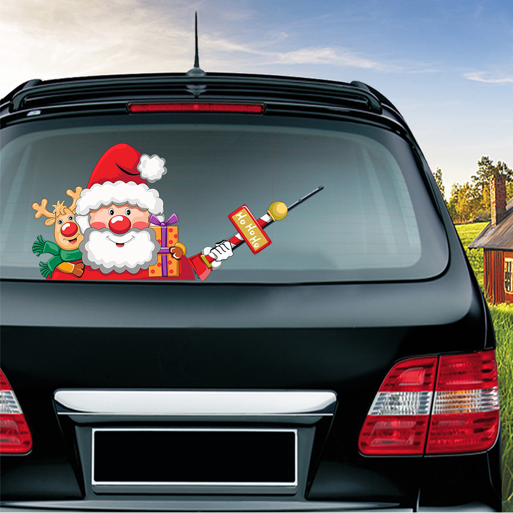 Car Wiper Christmas Decal Stickers