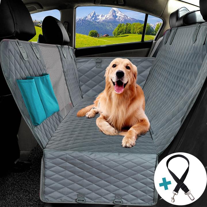 Tisan EssentialsTM Pet Hammock Seat Cover (+ FREE SAFETY BELT)