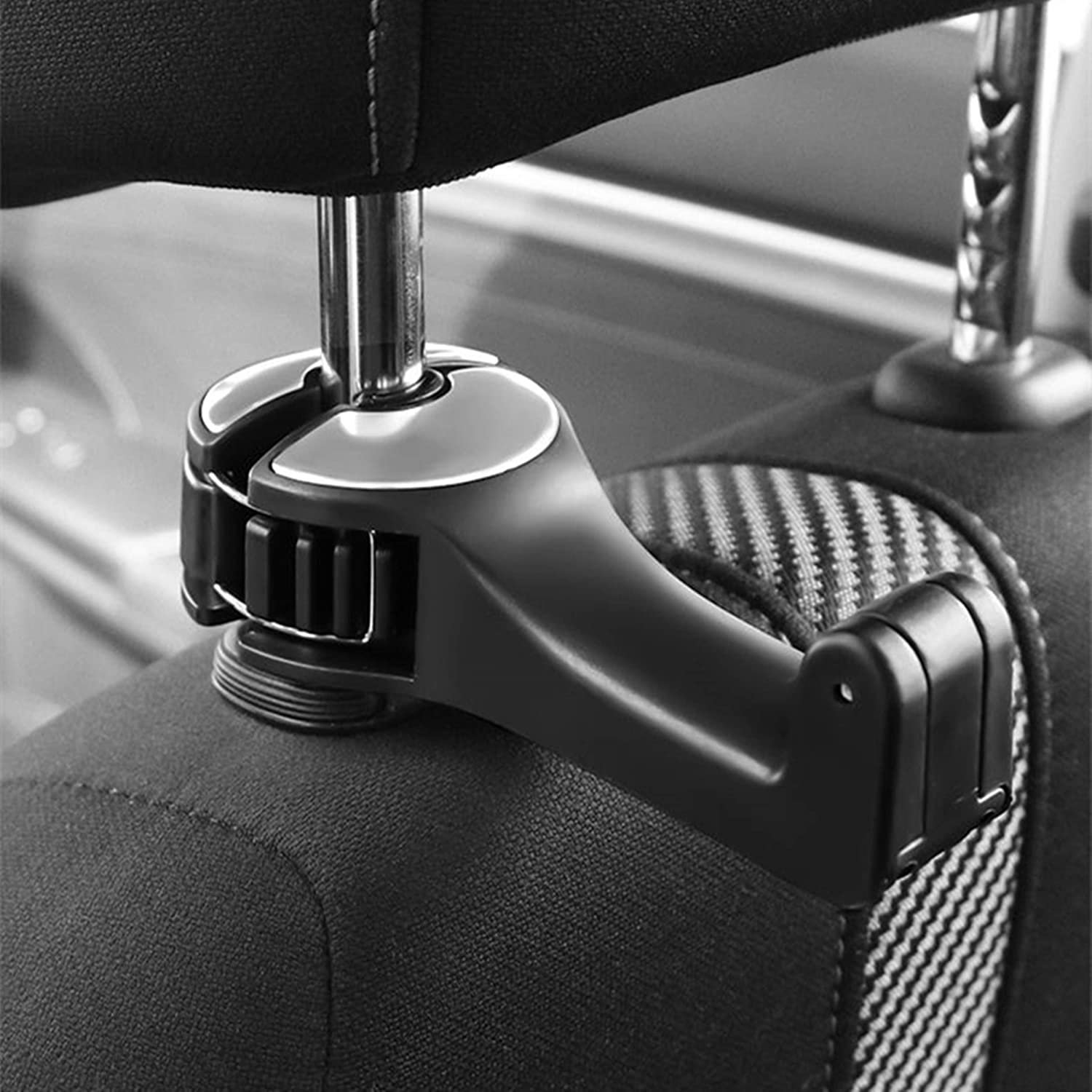  2 In 1 Car Seat Hooks For Purses And Bags With Phone Holder