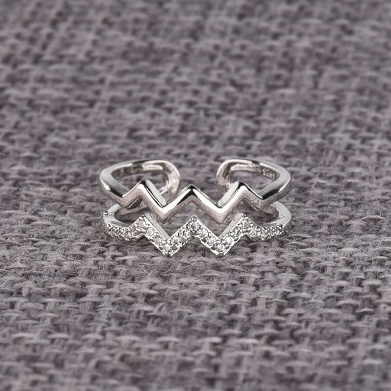 To My Daughter 'Highs and Lows' Ring