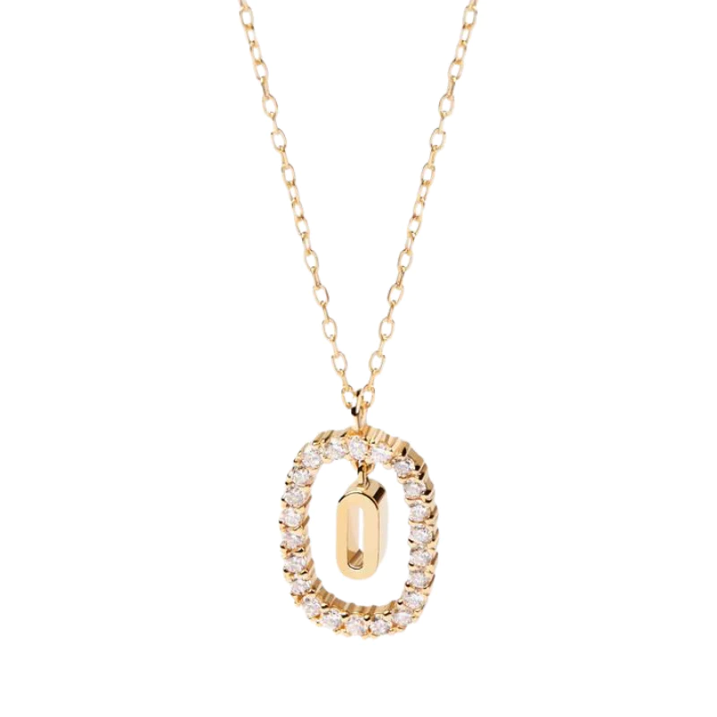 Diamond Alphabet Necklace - Define It By You