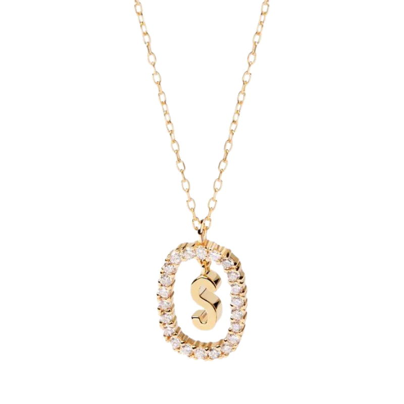 Diamond Alphabet Necklace - Define It By You