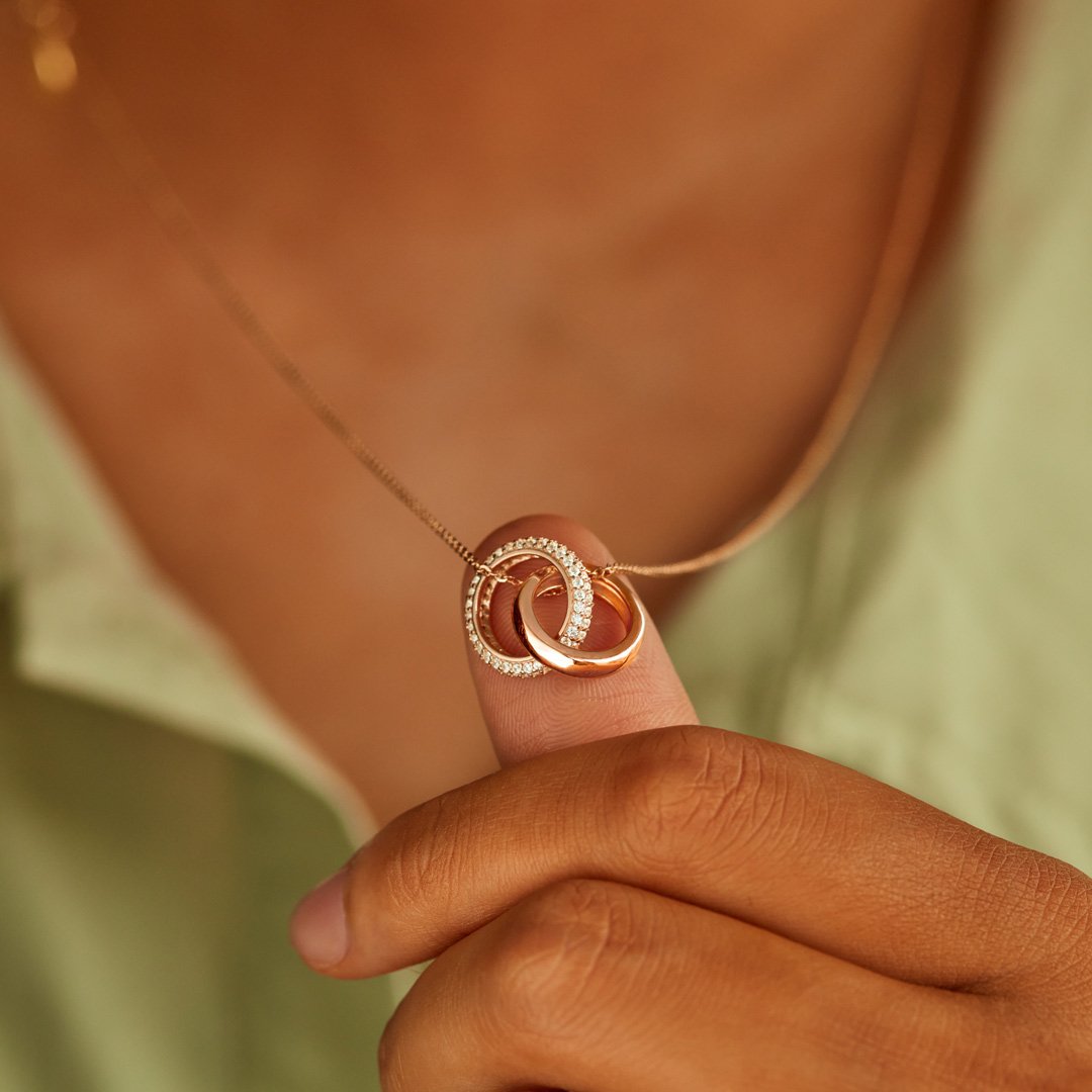 FOR LOVE - TO MY SMOKIN' HOT SOULMATE INTERLOCKING NECKLACE