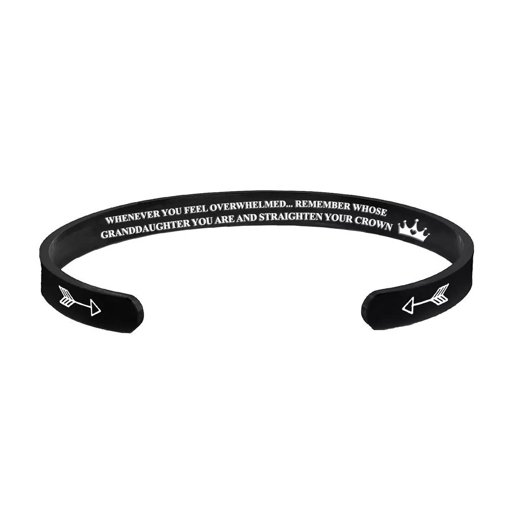 🎁Christmas Sale🎄For Daughter - Whenever You Feel Overwhelmed...Crown Bracelet