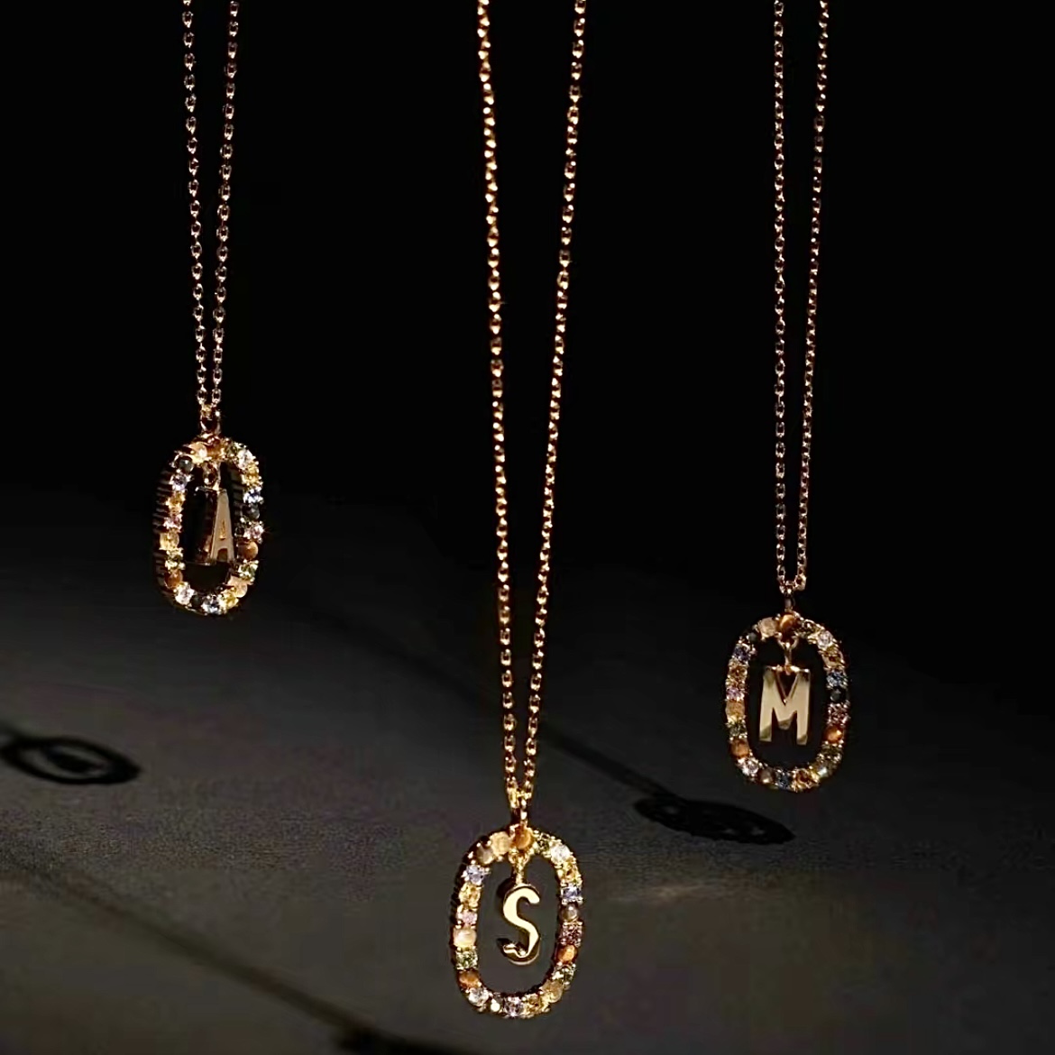 Diamond Alphabet Necklace - Define It By You