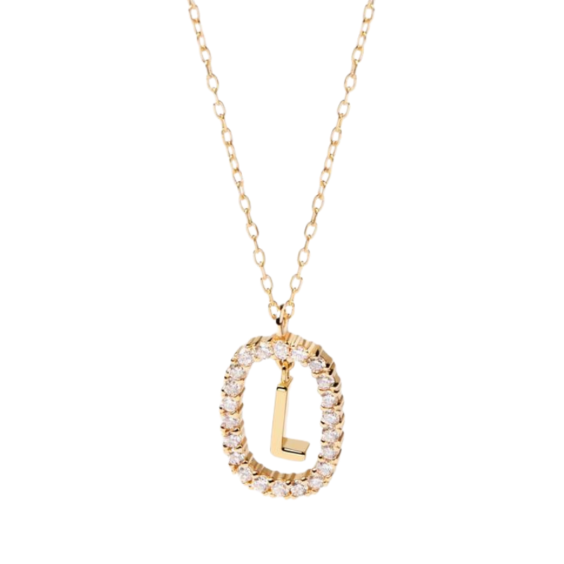 Diamond Alphabet Necklace - Define It By You