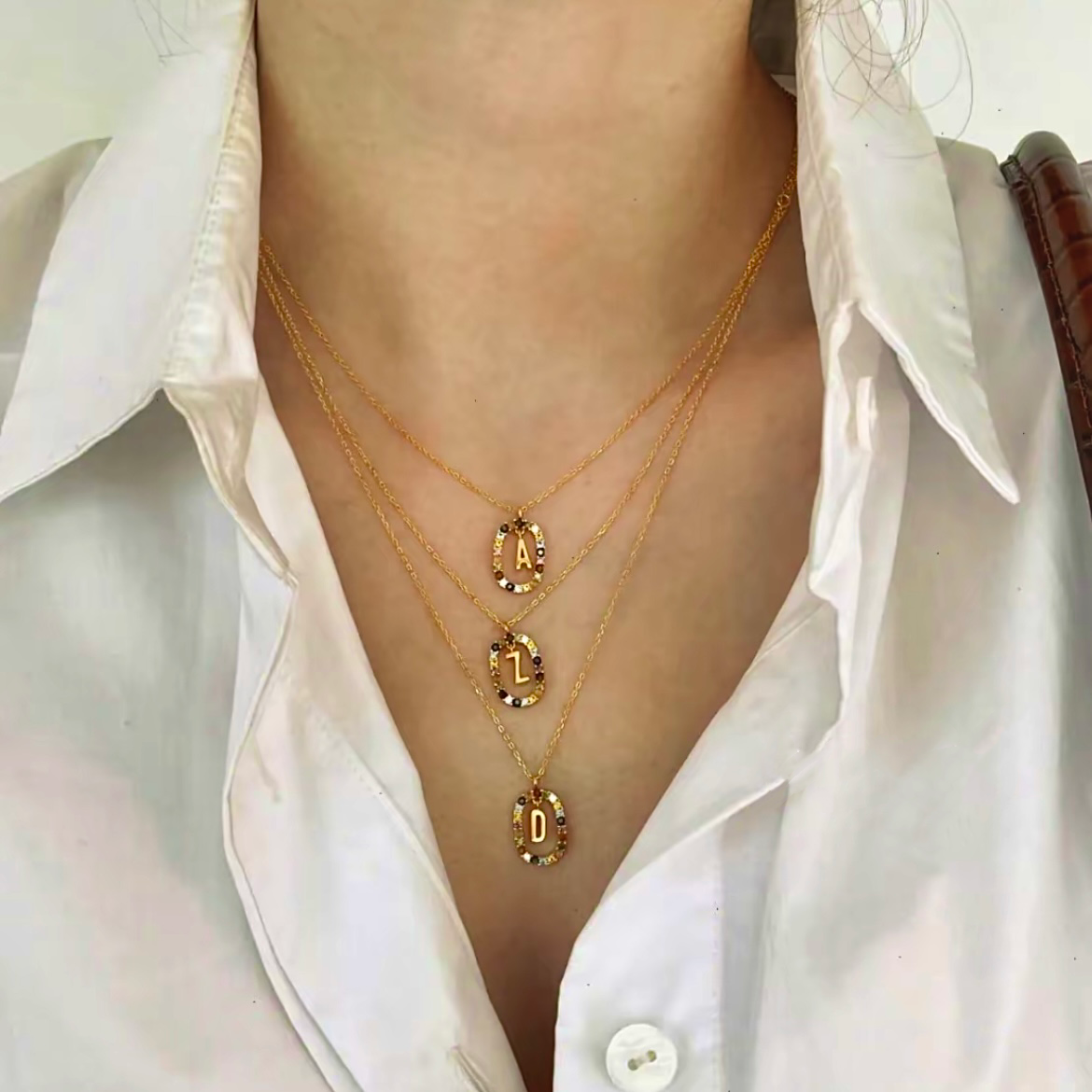 Diamond Alphabet Necklace - Define It By You