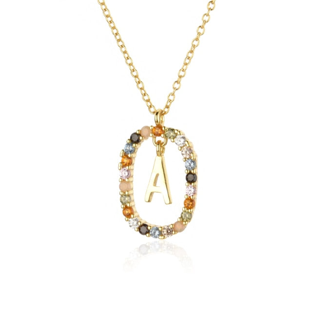 Diamond Alphabet Necklace - Define It By You