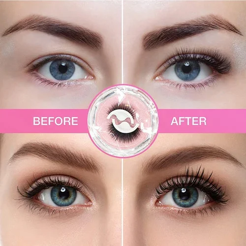 🔥REUSABLE ADHESIVE EYELASHES