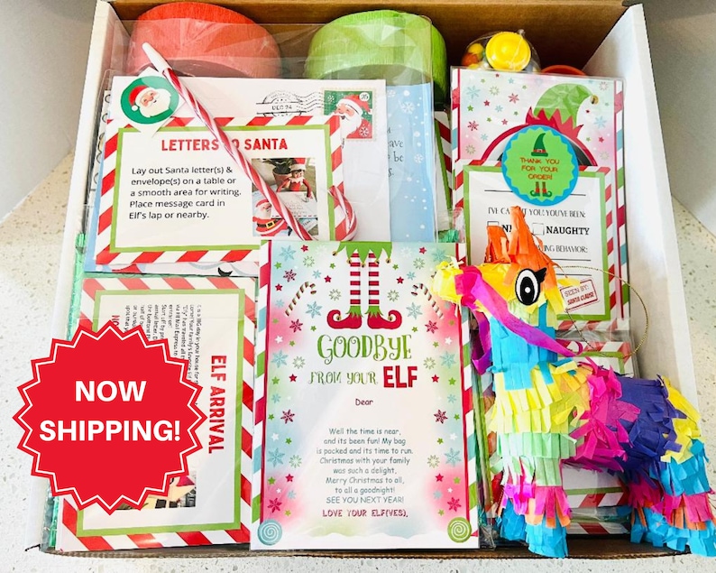 2022 Elf Kit 24 Days of Christmas Elf Activities Elf Props image 1
