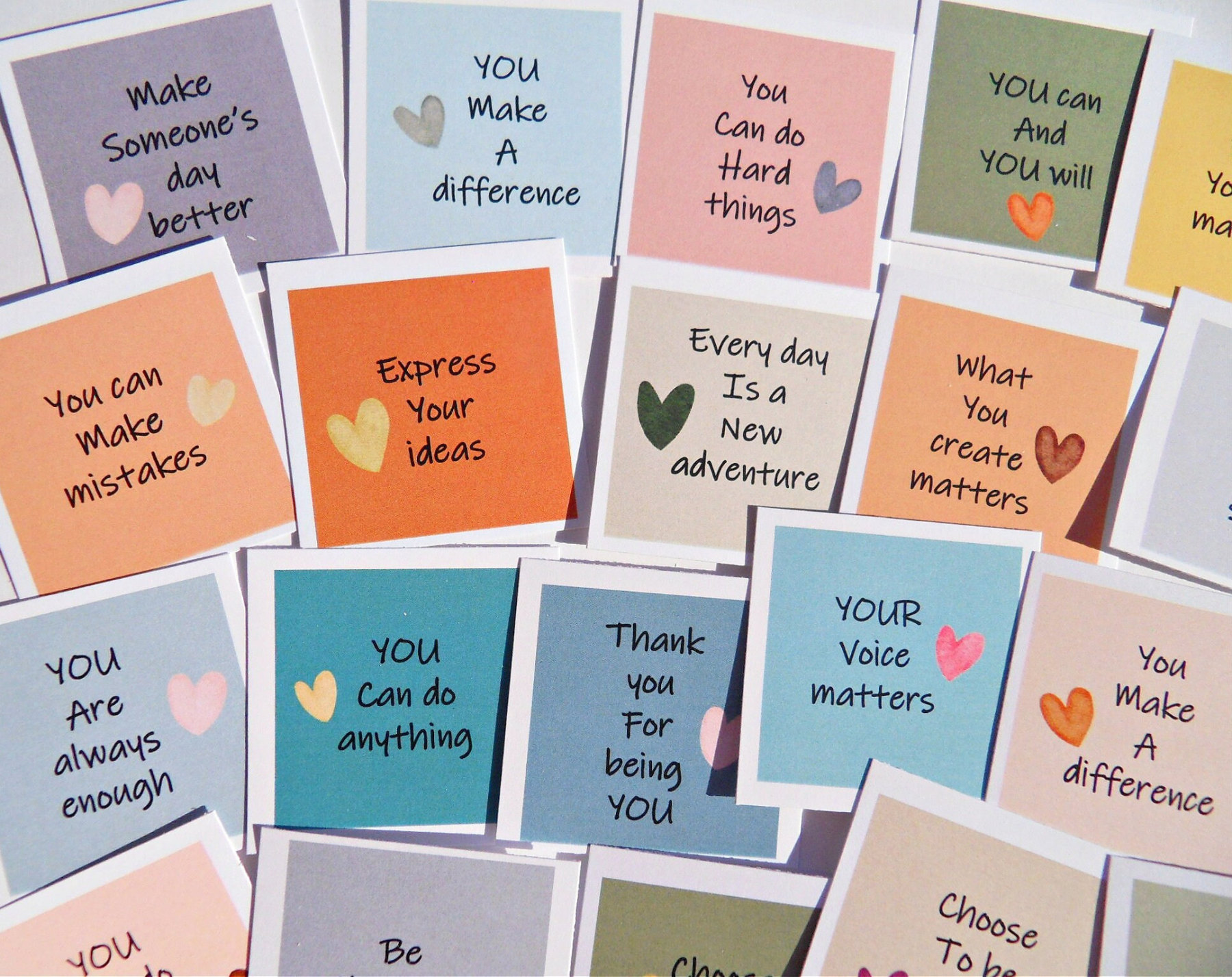 Mini Encouragement Cards