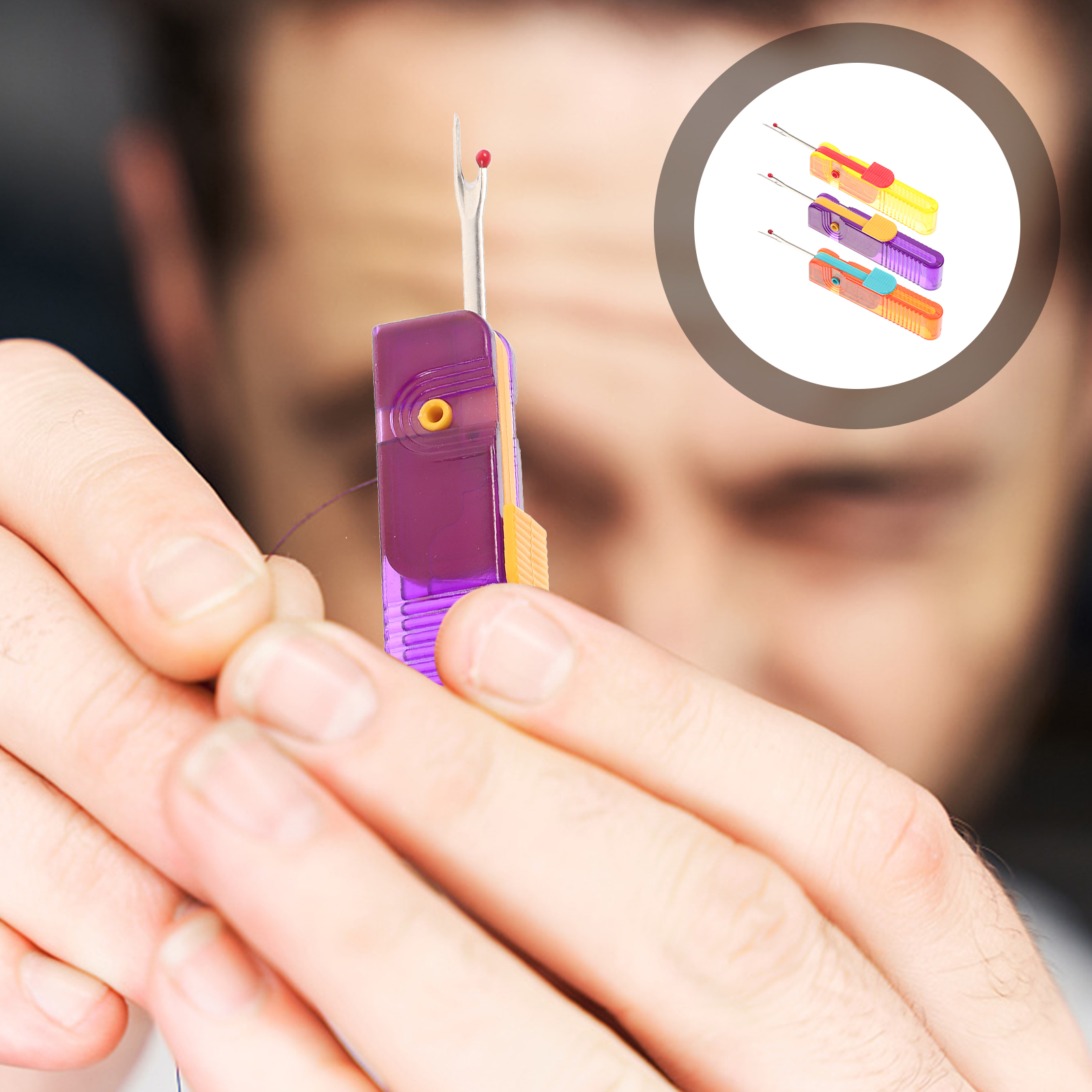 3Pcs Seam Rippers Sewing Stitch Thread Unpicker Sewing Supplies for Quick Unpick Sewing