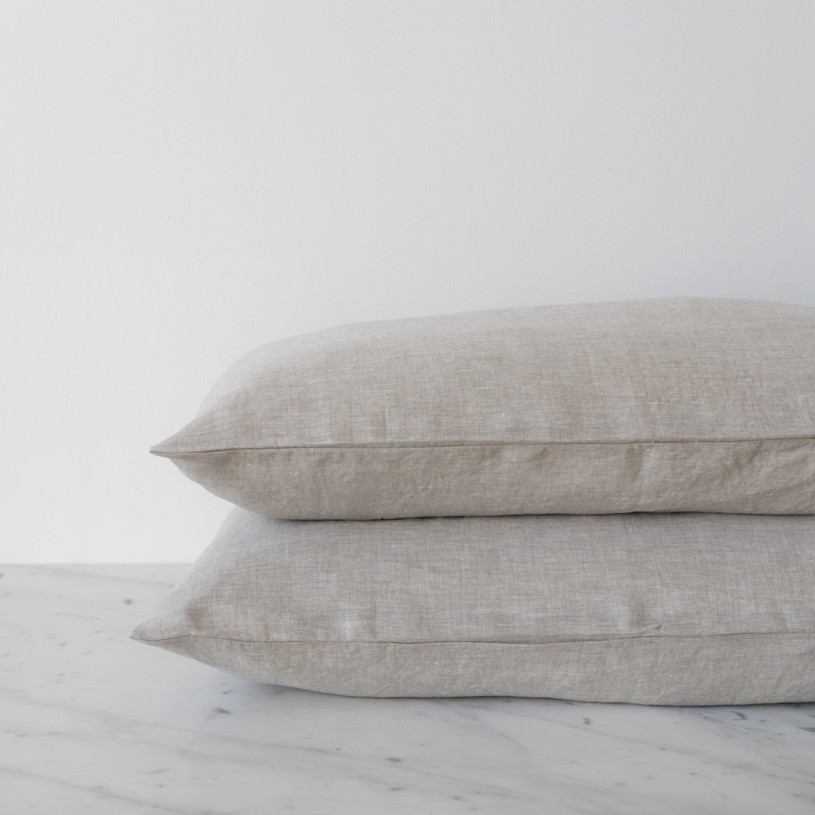 linen pillow case – mélange