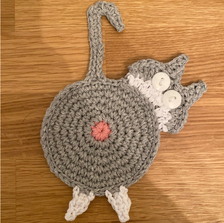 🔥Hot Sale -🐱Cut Cat Butt Coasters