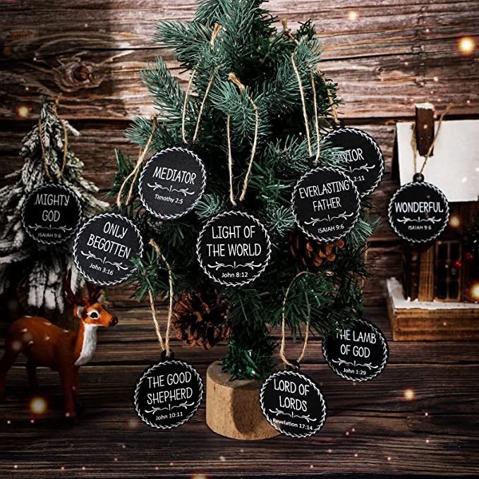 🔥Early Christmas Sale🔥Names Of Jesus Christ Ornaments (24 Pcs)