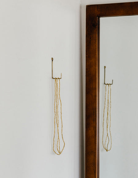 brass single hook – small