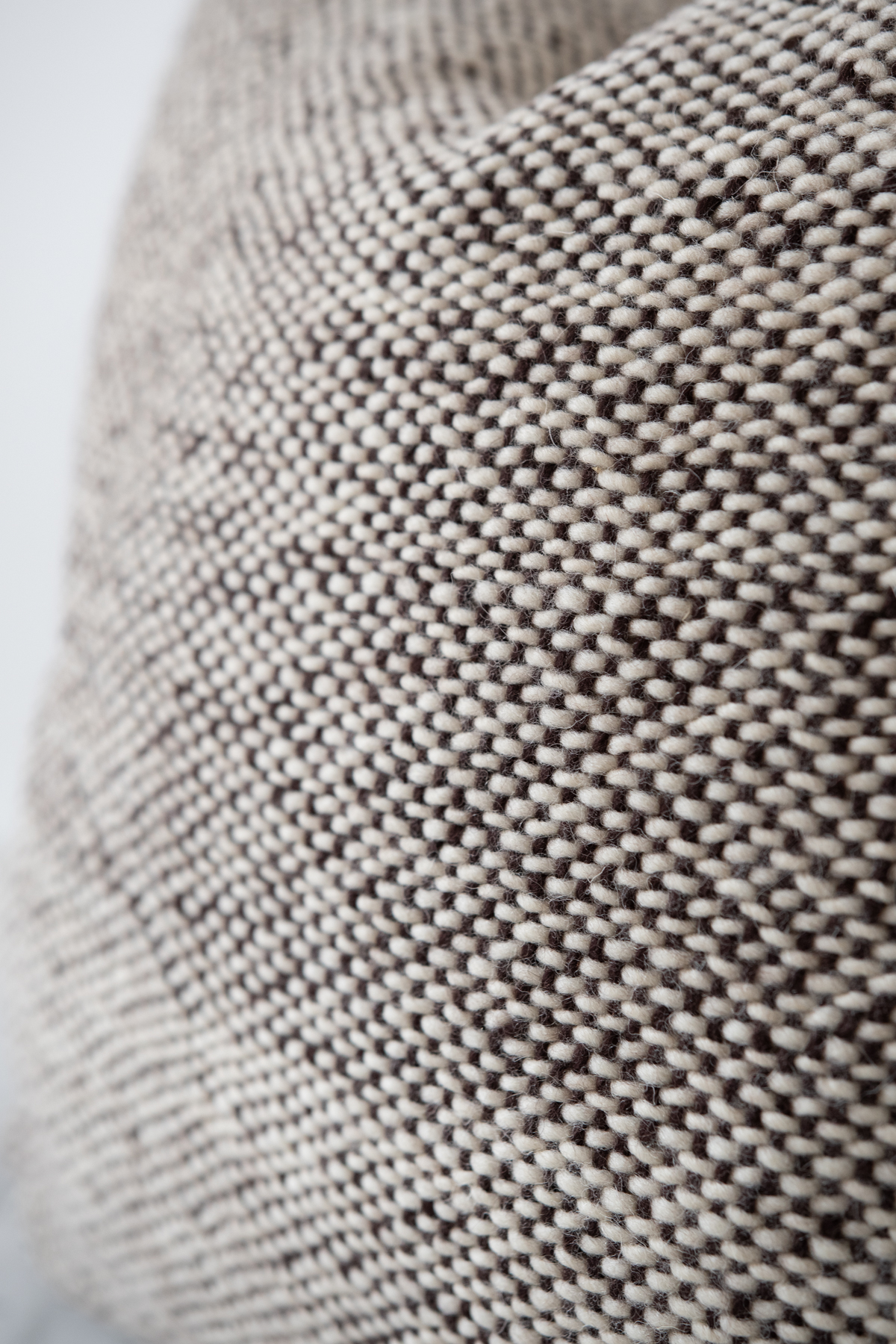 hutt wool cushion cover – mulberry