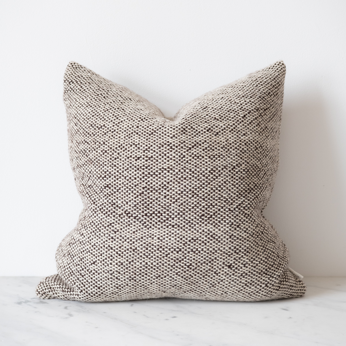 hutt wool cushion cover – mulberry