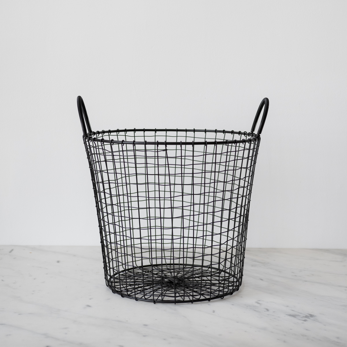 round wire storage basket – medium
