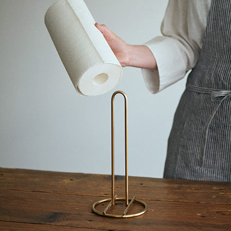 brass paper towel holder
