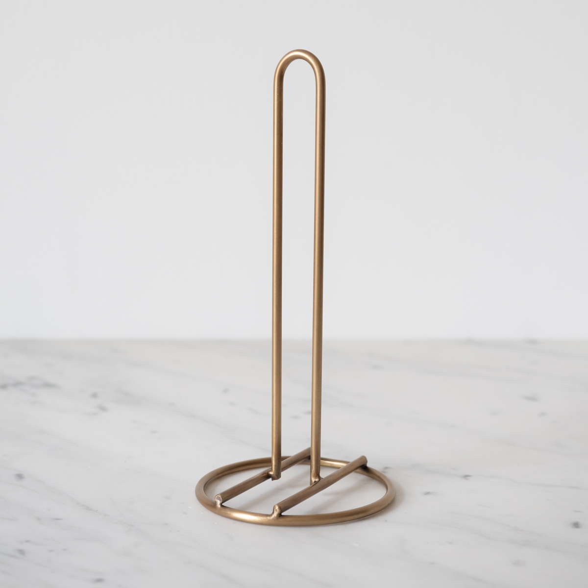 brass paper towel holder