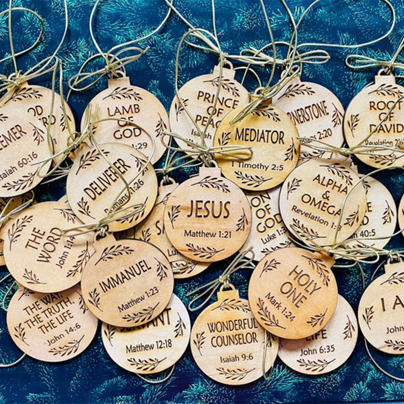 🔥Early Christmas Sale🔥Names Of Jesus Christ Ornaments (24 Pcs)
