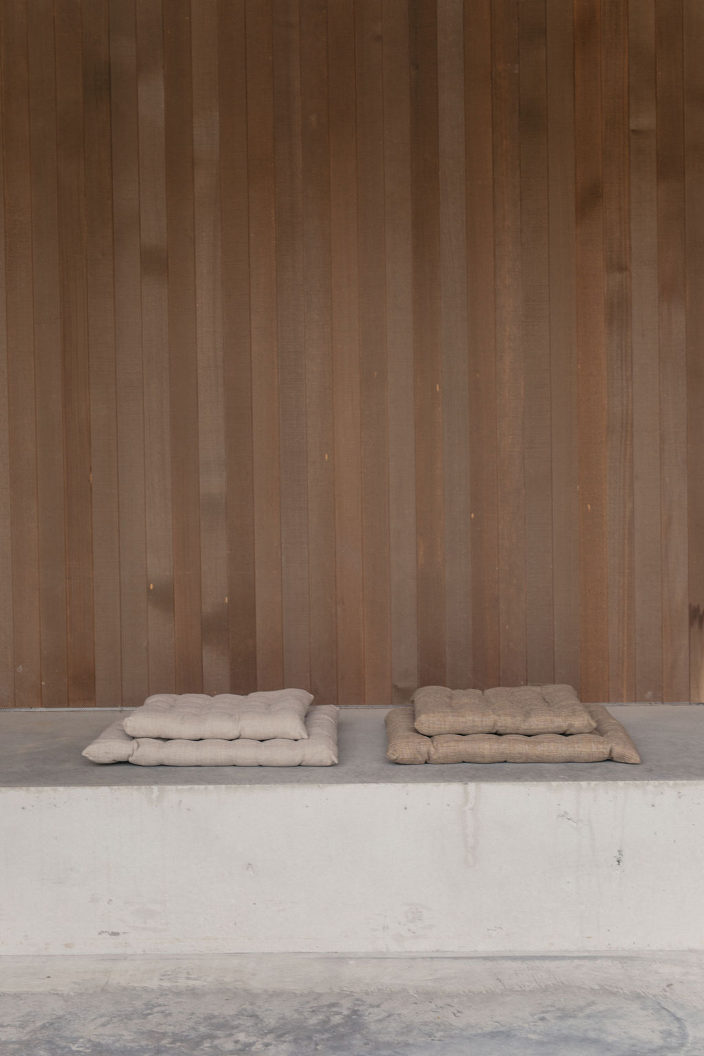 seat cushion with filling – camel