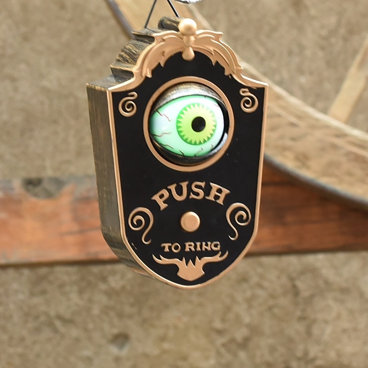Halloween Doorbell Rotating Eyes Gift Decoration with Strange Props Decoration 1 Doorbell Eyeball Sounds With Electric Glow Sound Making Eyeballs Door Bell Bar Secret Room Trick Prop 2023 - US $37.49 –P7