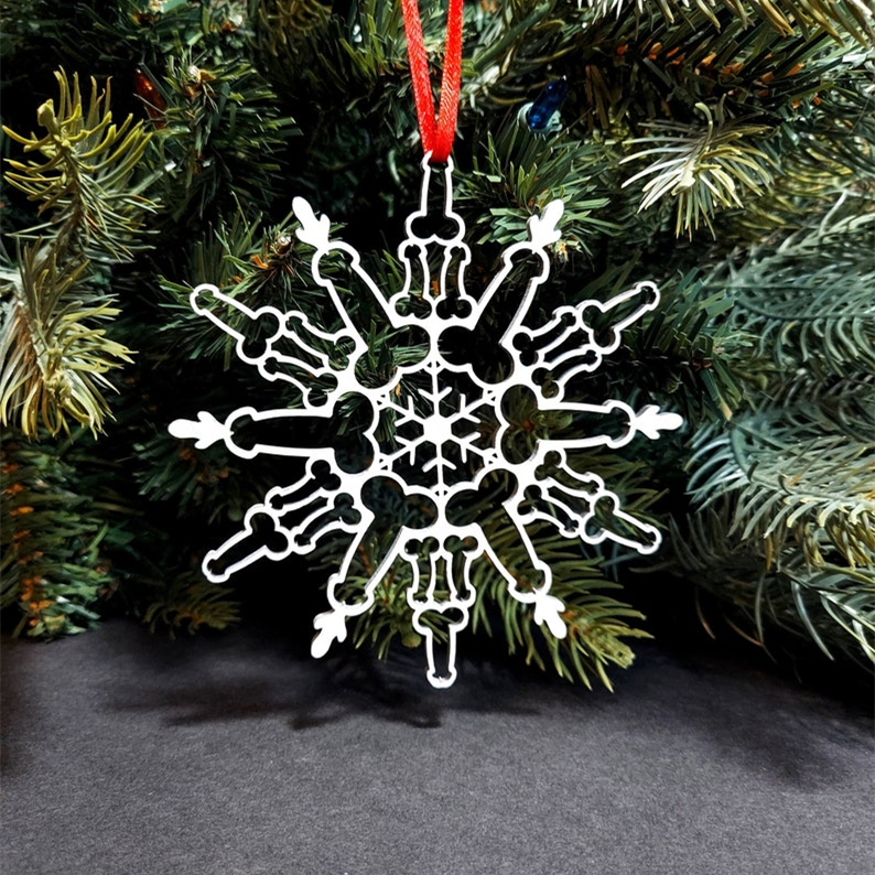❄CHRISTMAS SALE 48% OFF-Funny Snowflake Ornament(BUY 2 GET 1 FREE NOW)