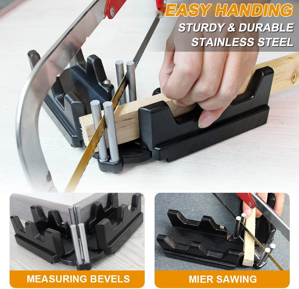(🔥Last Day Promotion 50% OFF) - 2-in-1 Mitre Measuring Cutting Tool