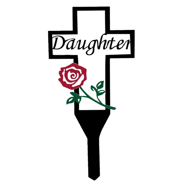 Sale Ends Today 50%OFF - Cemetery Memorial Cross Stake for Parents