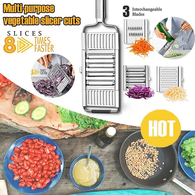 (3 in 1) 8 x schneller Grater Make your cooking more efficient