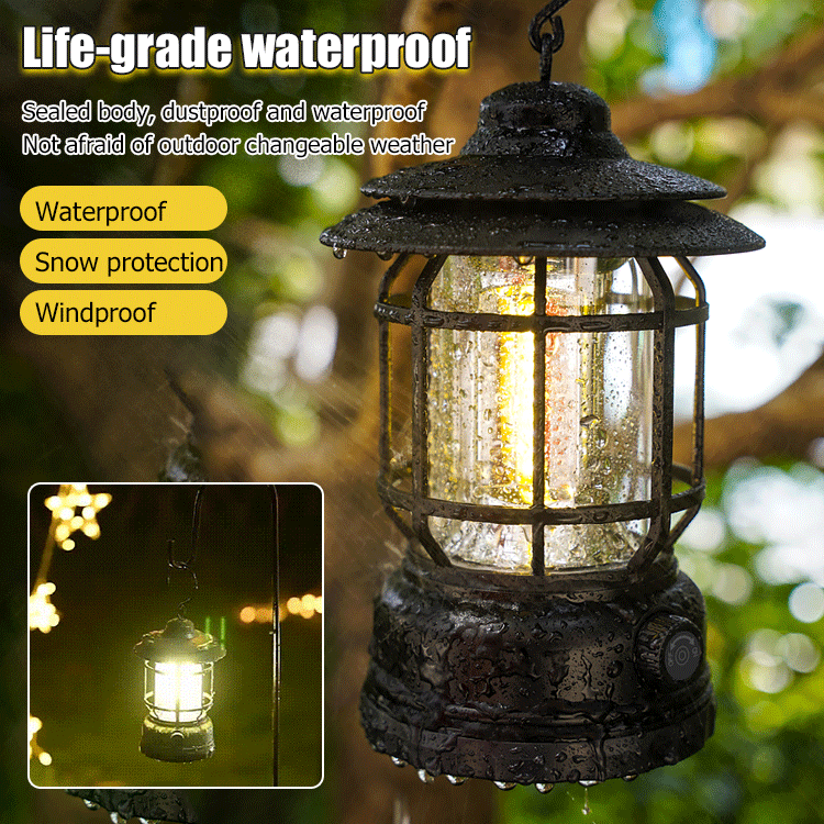 🔥 Last Day Promotion 50% OFF - Portable Retro Camping Lamp