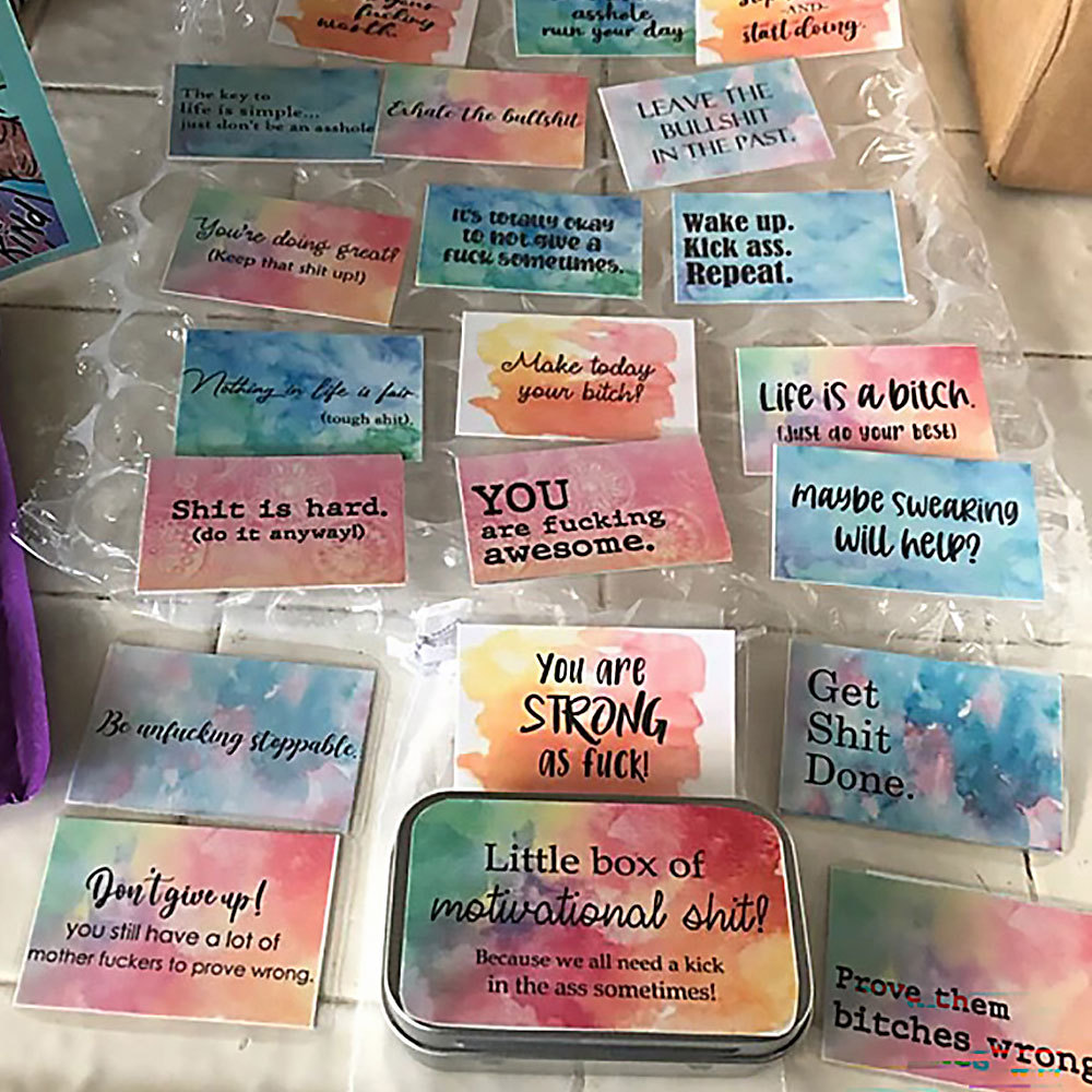 🔥 Hot Sale🔥-Little Box of Funny Positive Motivation Cards(1 Set of 20 Sheets)
