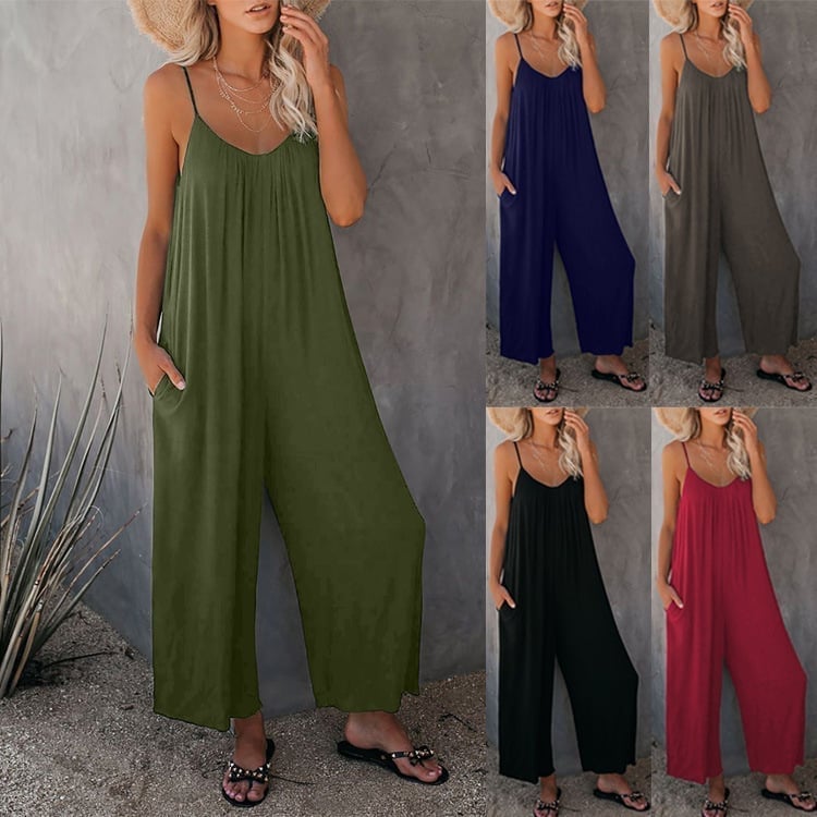 HOT SALES🔥Ultimate Flowy Jumpsuit with Pockets✨