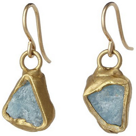 Aquamarine Ebb And Flow Earrings