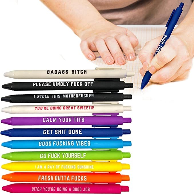 🎁Perfect Gift🤣11 PcsStress Relief Funny Pen