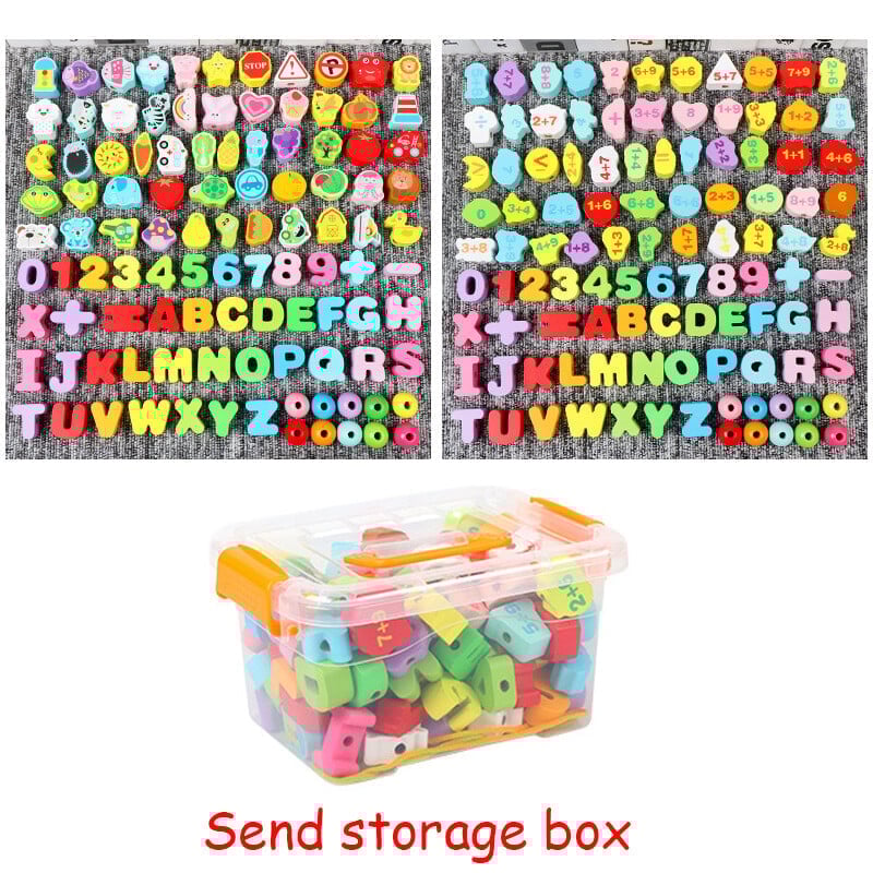 🎄Last Day 40% OFF - Educational Lacing Beads (106 PCS & 🎁Send storage box)