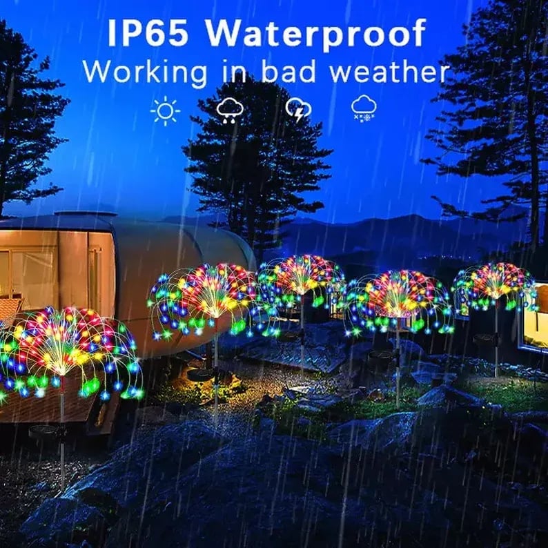 🔥LAST DAY 50% OFF🎁Waterproof  Solar Garden Fireworks Lamp