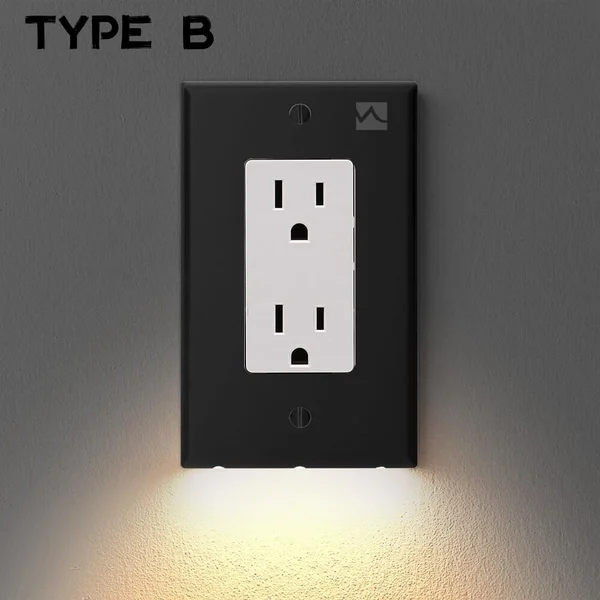 💡Last Day 49% OFF - Outlet Wall Plate With Night Lights (No Batteries or Wires)