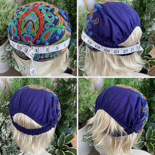 Embroidered Bandana Caps