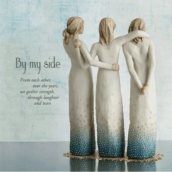  💞 My Sister, My Friend,-Sculpted Hand-Painted Figure