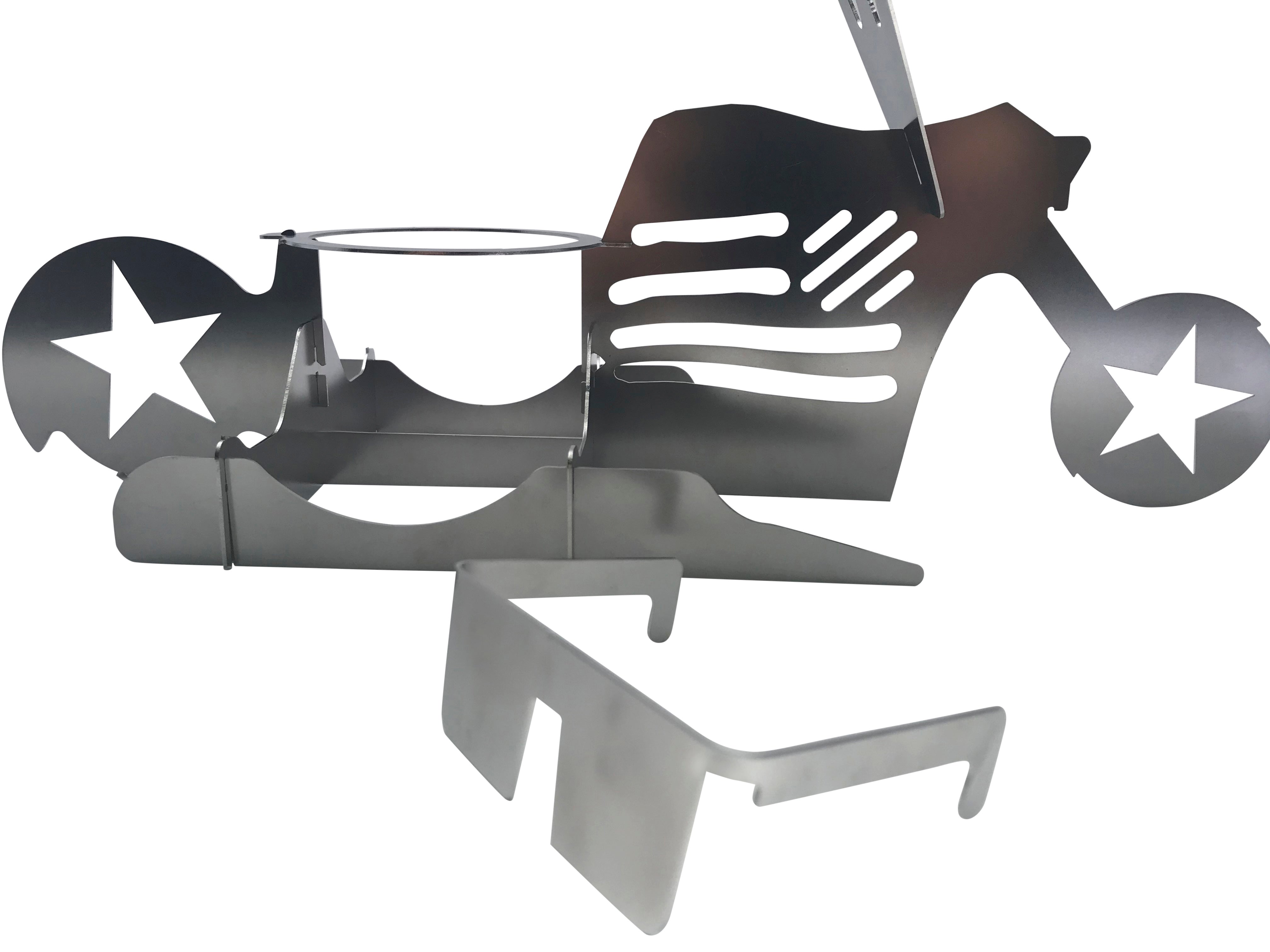 Thanksgiving Gift Merica Biker  Chicken Beer Stand