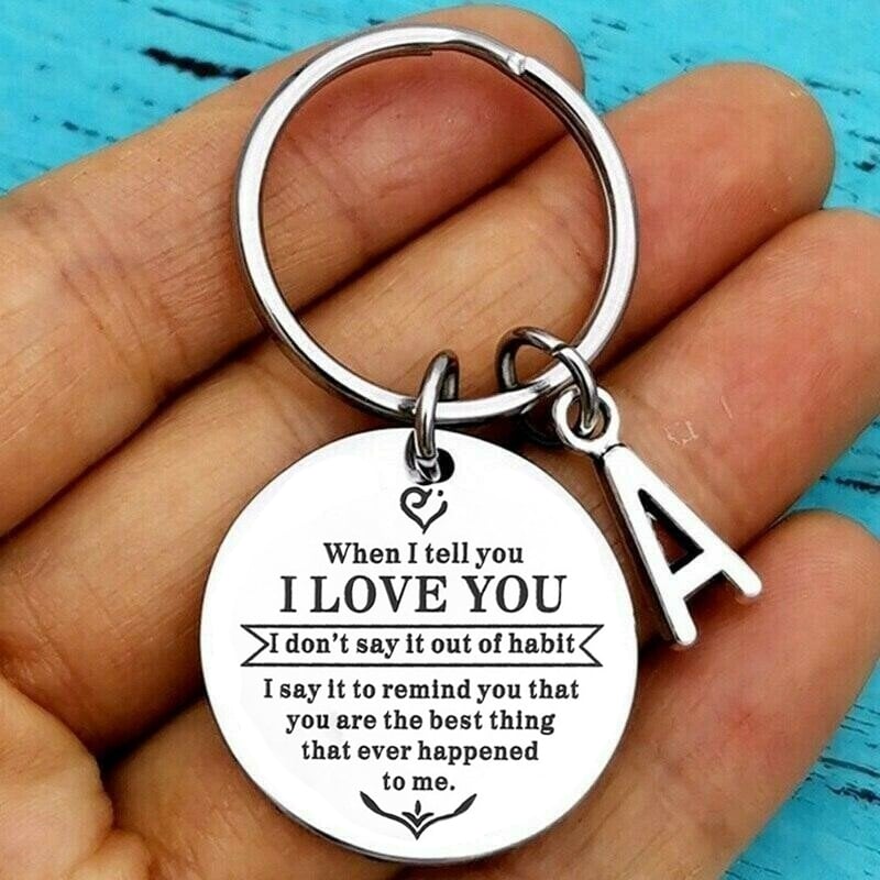 💓 ( Best Father Mother Gift ) When I tell you I LOVE YOU Keychain