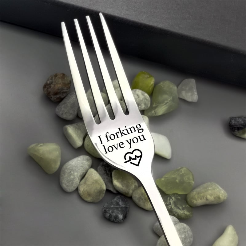 (🎅EARLY CHRISTMAS SALE - 48% OFF) Engraved Fork - BUY 4 GET EXTRA 20% OFF & FREE SHIPPING!