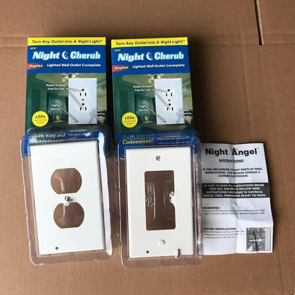 💡Last Day 49% OFF - Outlet Wall Plate With Night Lights (No Batteries or Wires)