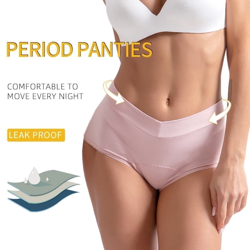 🎉Last Day Buy 3 Get 5-High-waisted Leak Proof Panties